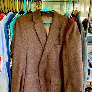 42 R Men’s brown tweed sport coat